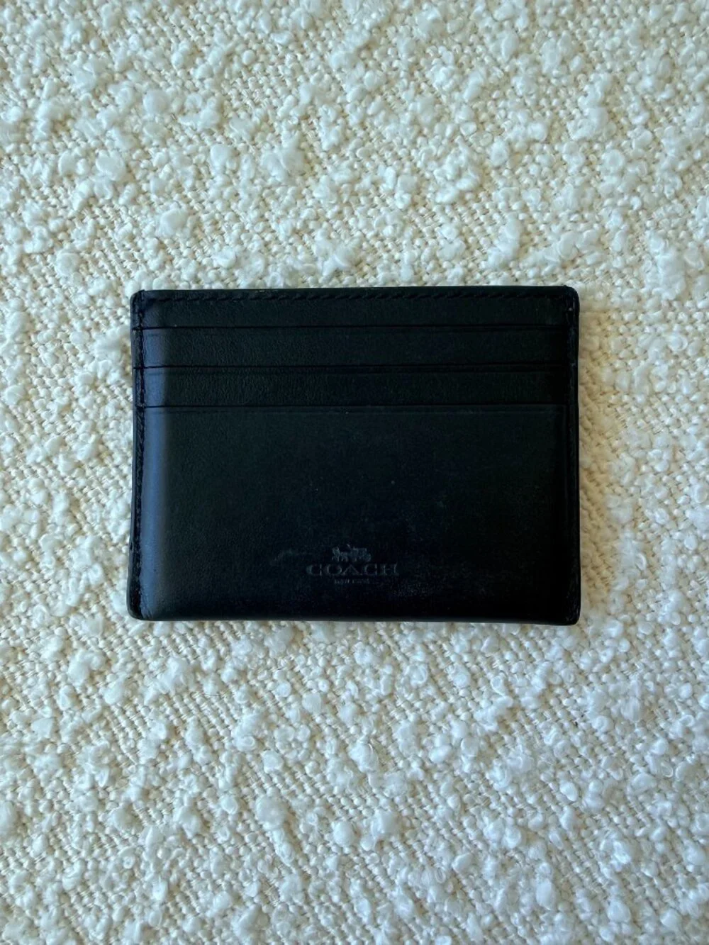 Coach Leather Credit Card Wallet